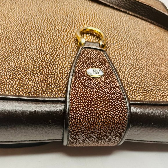 Authentic Genuine Stingray leather Handbag - Picture 7 of 11